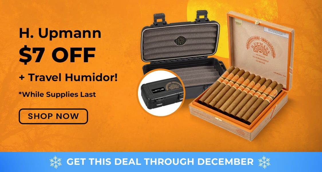 $7 off + Travel Humidor! H. Upmann